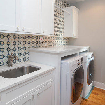 Philadelphia Luxury Home Custom Laundry