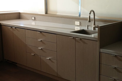 Inspiration for a contemporary laundry room remodel in San Francisco