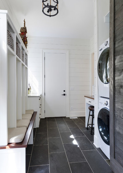 Beach Style Laundry Room by Lenox House Design