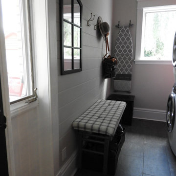 Red Laundry Room