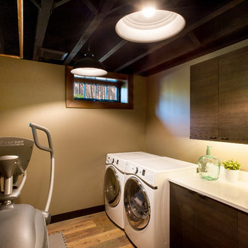 (Remodel - Custom) Basement with a Pioneer Square Bar