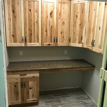 Rustic Kitchen Remodel Done in Rustic Hickory