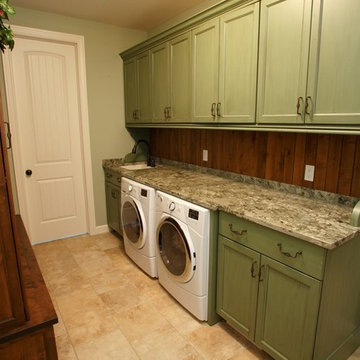 Rustic Laundry Room