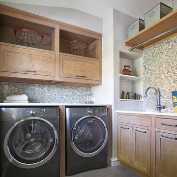 Rustic Modern in Mamaroneck Laundry