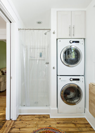 Traditional Laundry Room by Rock Paper Hammer