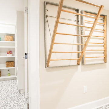 Seattle Farmhouse Laundry Room
