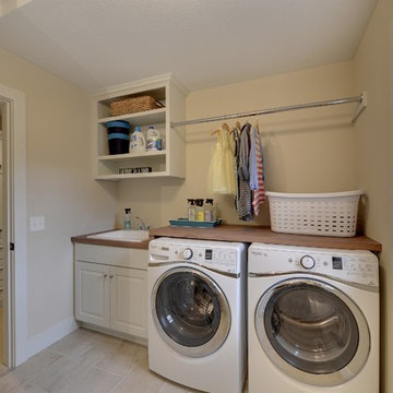 Second Floor Laundry Room – O'Donnell Woods Model – 2014 Fall Parade of Homes
