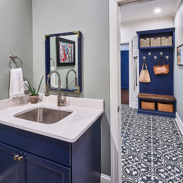 Sedley Road Kitchen, Bar, Mudroom & Laundry Room Remodel