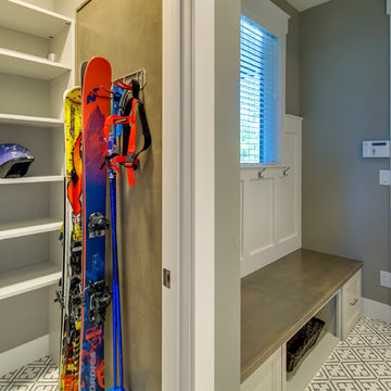 Ski storage and laundry room, Bend, Oregon