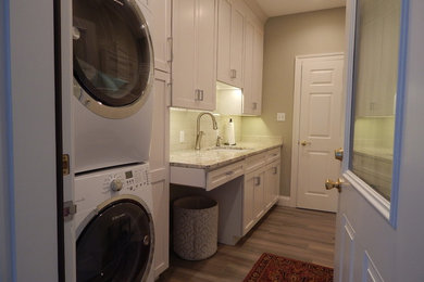 Example of a transitional laundry room design in Philadelphia