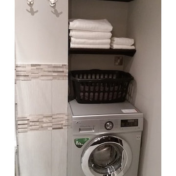 Small apartment remodelling: bathroom, kitchen, furnishing solutions