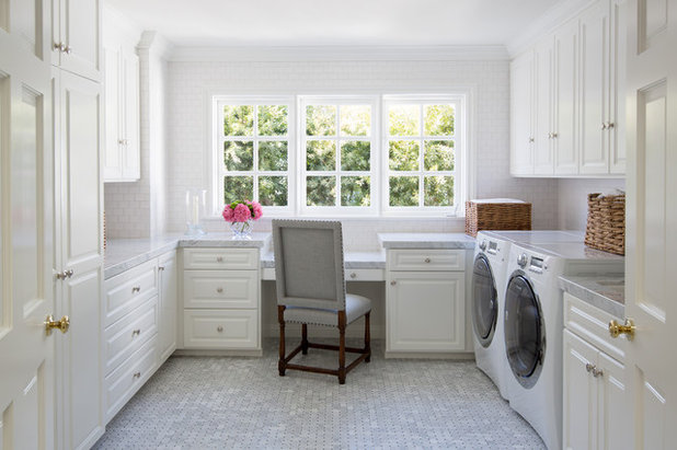 Traditional Laundry Room by Jodi Fleming Design