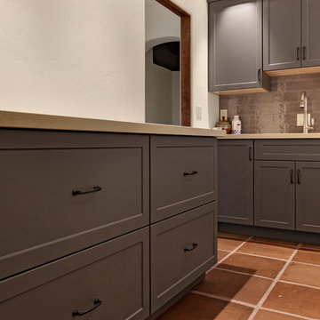 Southwestern Inspired Kitchen, Laundry Room, & Office - envii Cabinetry