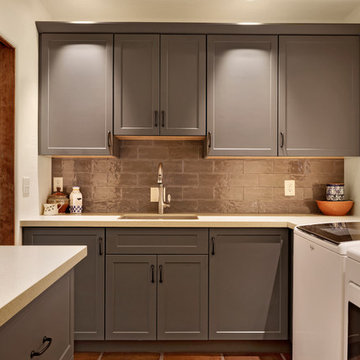 Southwestern Inspired Kitchen, Laundry Room, & Office - envii Cabinetry