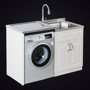 Stainless Steel Laundry Cabinet
