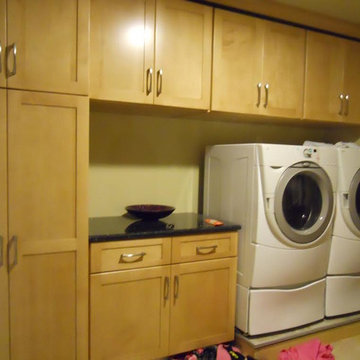 Storage Filled Laundry Room