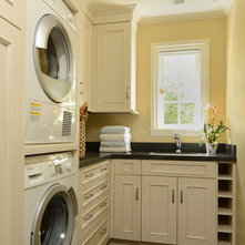 Traditional Laundry Room by Fergus Garber Architects