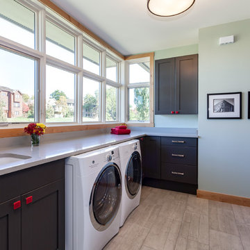 Stunning Custom Laundry Room with tons of storage space