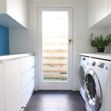 Style and storage in the laundry