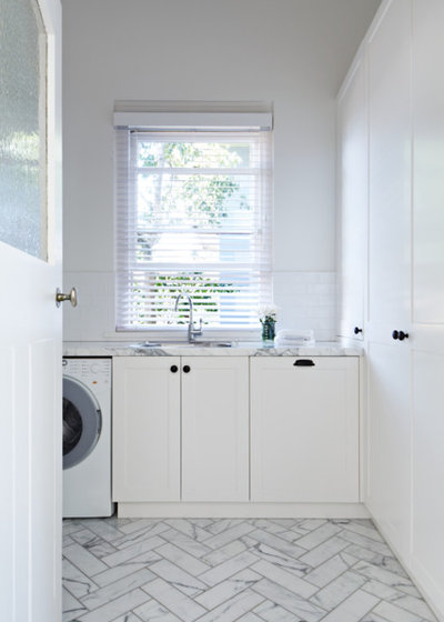 Transitional Laundry Room by Bloom Interior Design
