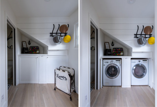 Laundry Room Sweet Christmas Charm in a 1949 Renovated Cottage in California
