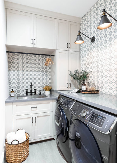 Transitional Laundry Room Transitional Laundry Room