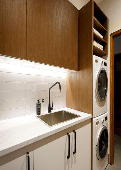 Contemporary Laundry Room by Freedom Kitchens