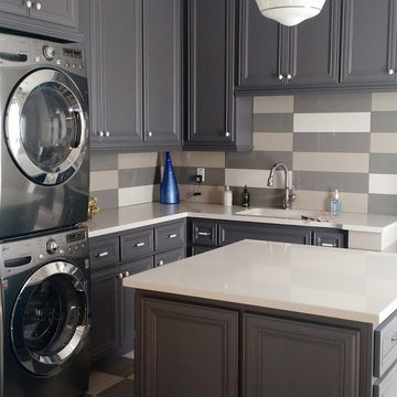 The Color Palette -  Laundry Room in Granite Bay