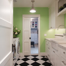 Traditional Laundry Room by Kristi Spouse Interiors