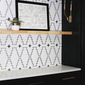 the laundry room just got way more fun with the new west encaustic cement tile!