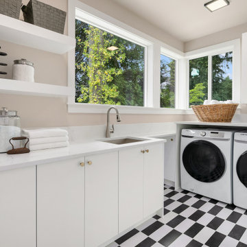 Tile Accented Laundry