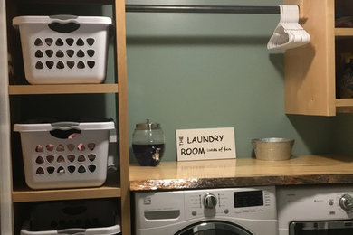 Esempio di una lavanderia
