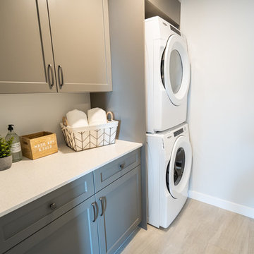 Transitional Laundry Room