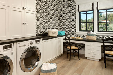 Inspiration for a timeless laundry room remodel in San Francisco
