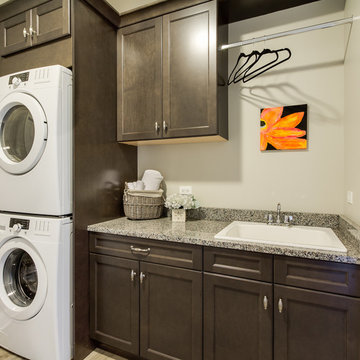 Transitional Laundry Room