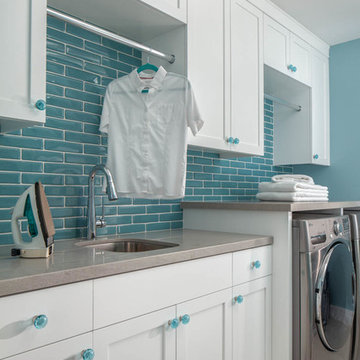 Transitional Laundry Room