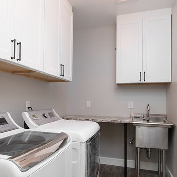Transitional Laundry Room
