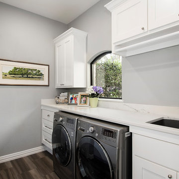Transitional Laundry room  in Starwood- Frisco, TX
