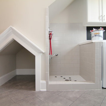 Transitional Laundry Room