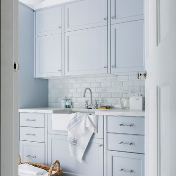 Transitional Laundry Room