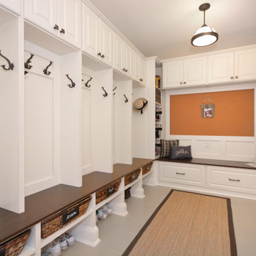 Transitional Mud Room