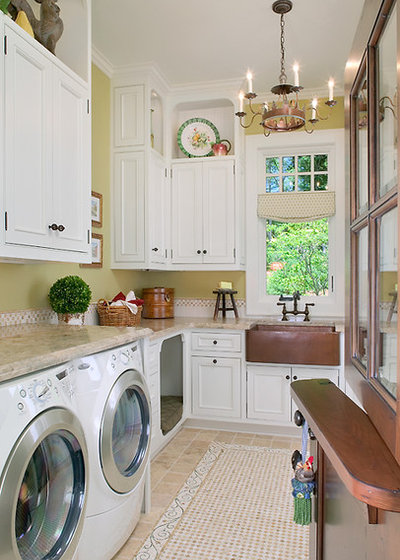 Traditional Laundry Room by Visbeen Architects