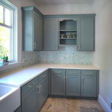 Two-Toned Transitional Kitchen in Traverse City, Michigan