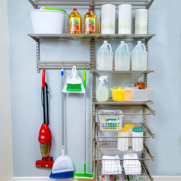 Utility Closet and Laundry Room Organization | Organized Living freedomRail