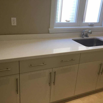 Vanity and laundry room