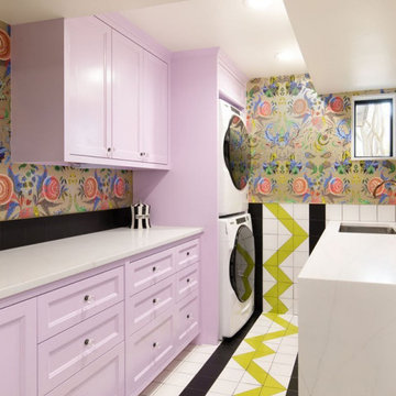 Very stylish laundry room in Lincoln