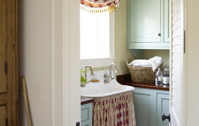 Vintage Style: When, Why and How to Use a Sink Skirt