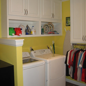 West Chester Laundry closet to Laundry Room with lots of storage