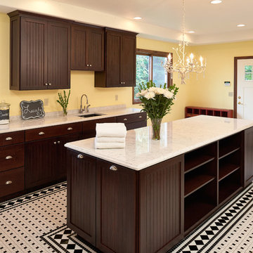 Yellow Laundry Room