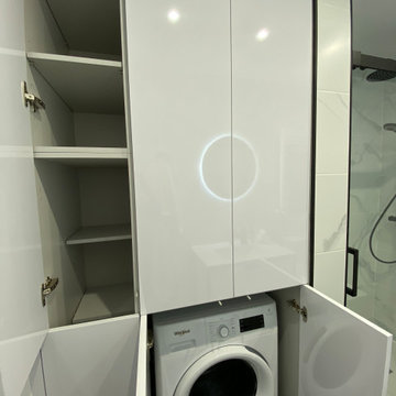Proyecto llave en mano en piso de lujo en Madrid - Lavadero